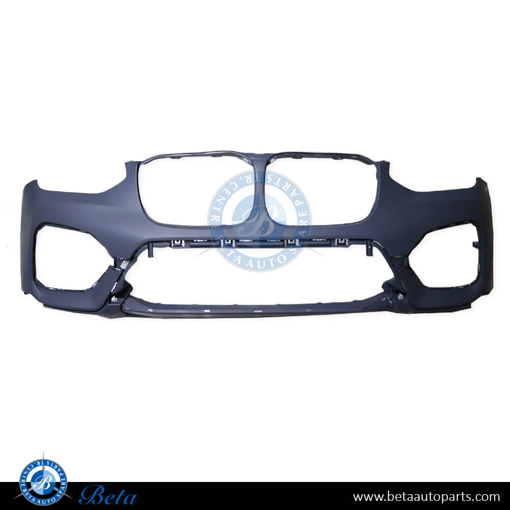 Front Bumper without PDC Luxury Line for BMW X3 G01 2018-2021 models, Part Number 51117488287 Front Bumper without PDC Luxury Line for BMW X3 G01 2018-2021 models, Part Number 51117488287